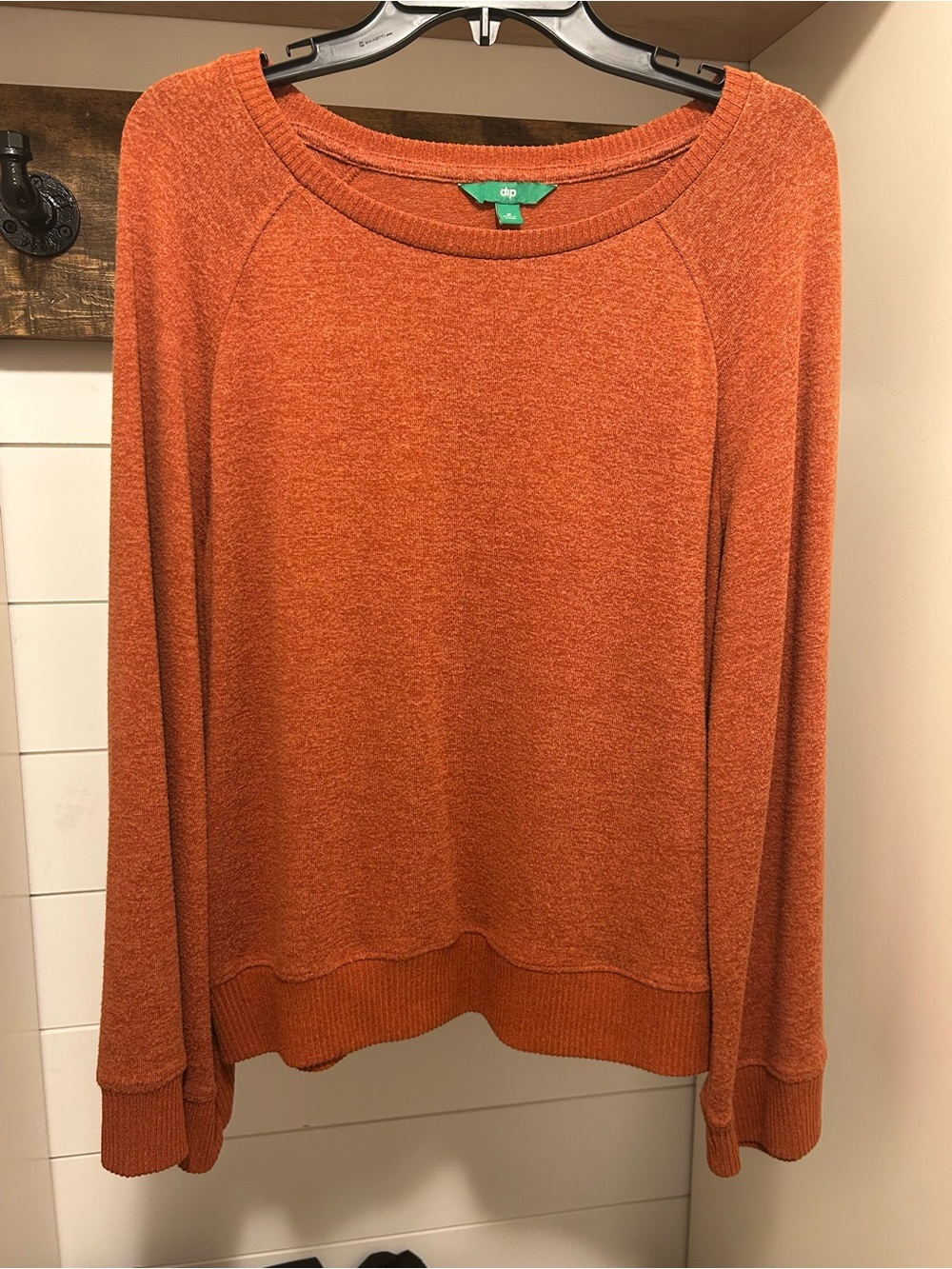 dip Burnt Orange Crewneck Pullover Sweater